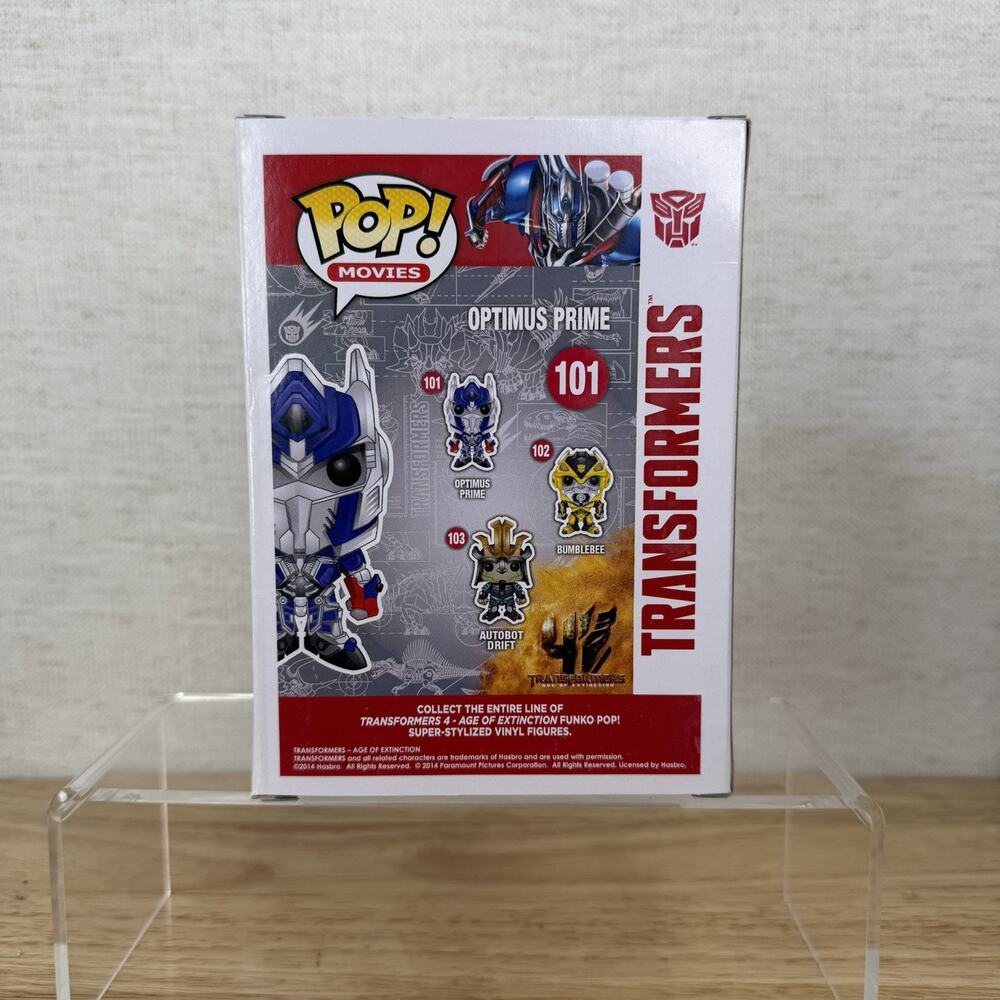 Funko Pop Optimus Prime 101 Transformers Age of Extinction Metallic - Picture 2 of 2